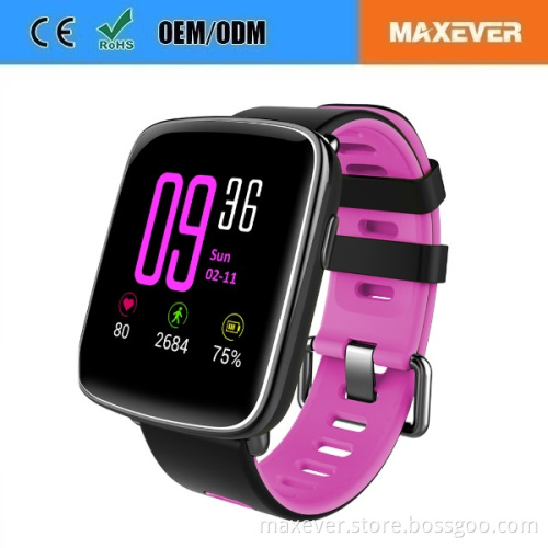 1.54" Touch Screen Sport Fitness Swimming IP68 Waterproof Smartwatch GV68